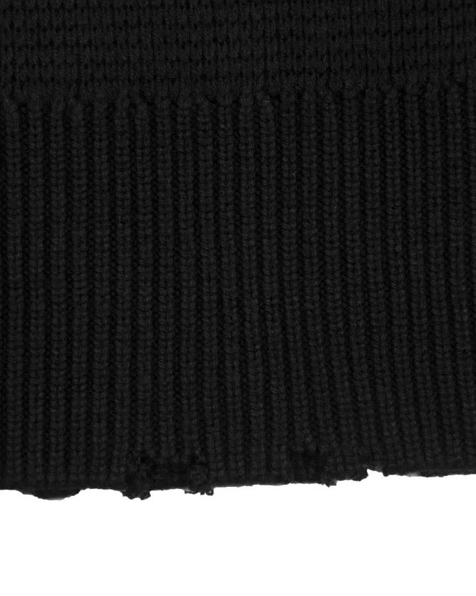 “Staff Uniform” Double-Layer V-Neck Knit Sweater koku0071