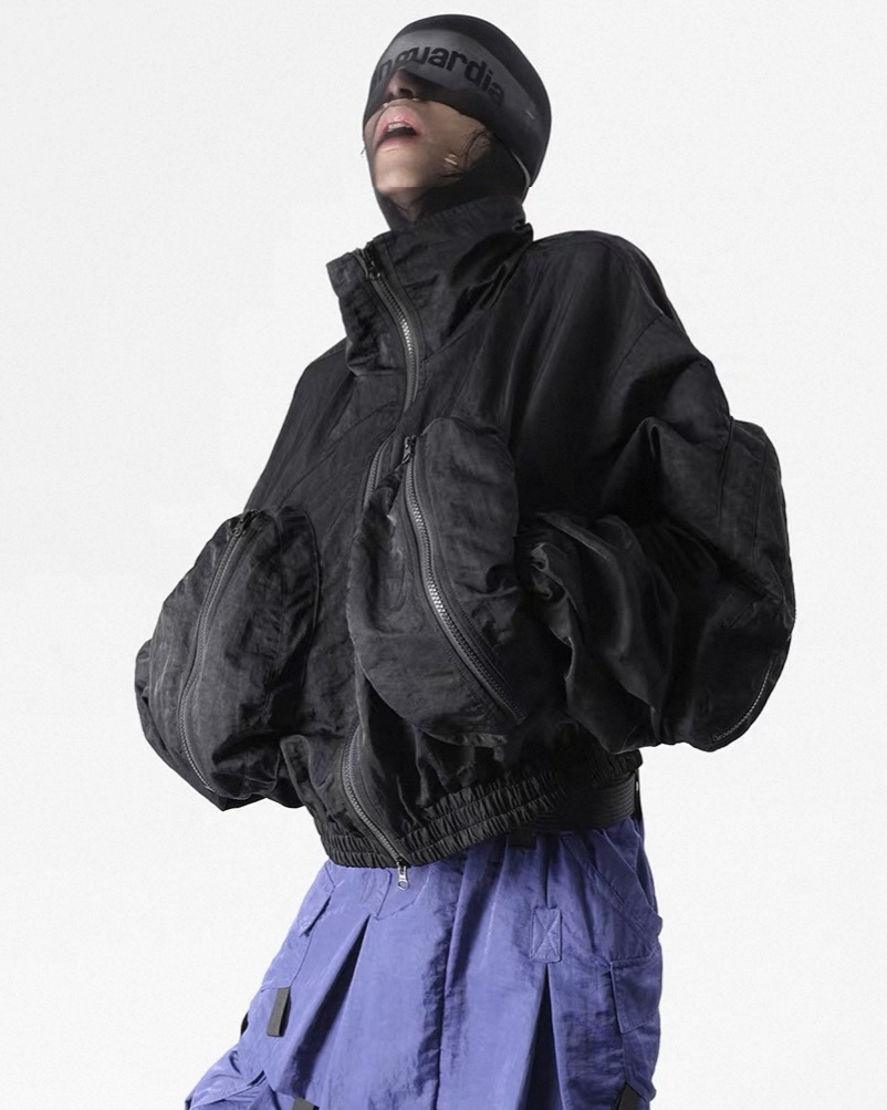 Vanguard Dark-Tech Nylon Utility Jacket koku0083