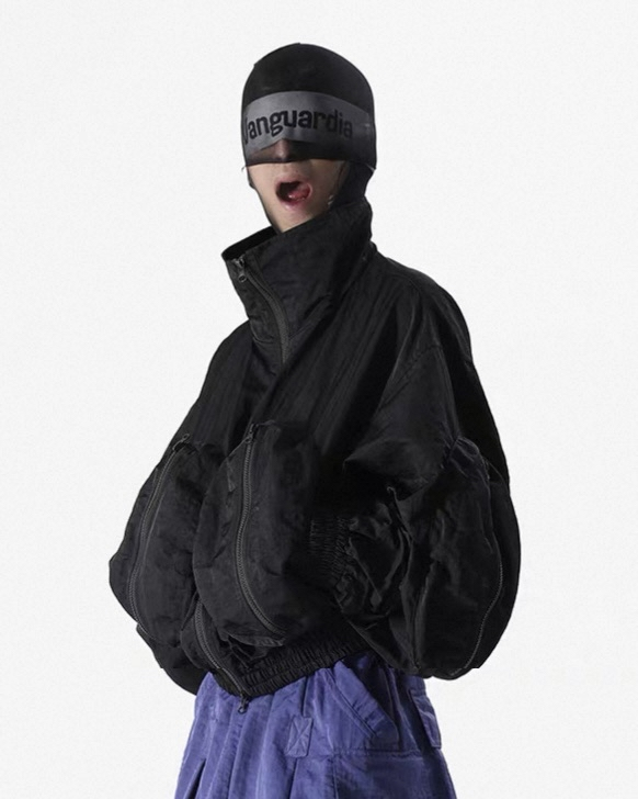 Vanguard Dark-Tech Nylon Utility Jacket koku0083