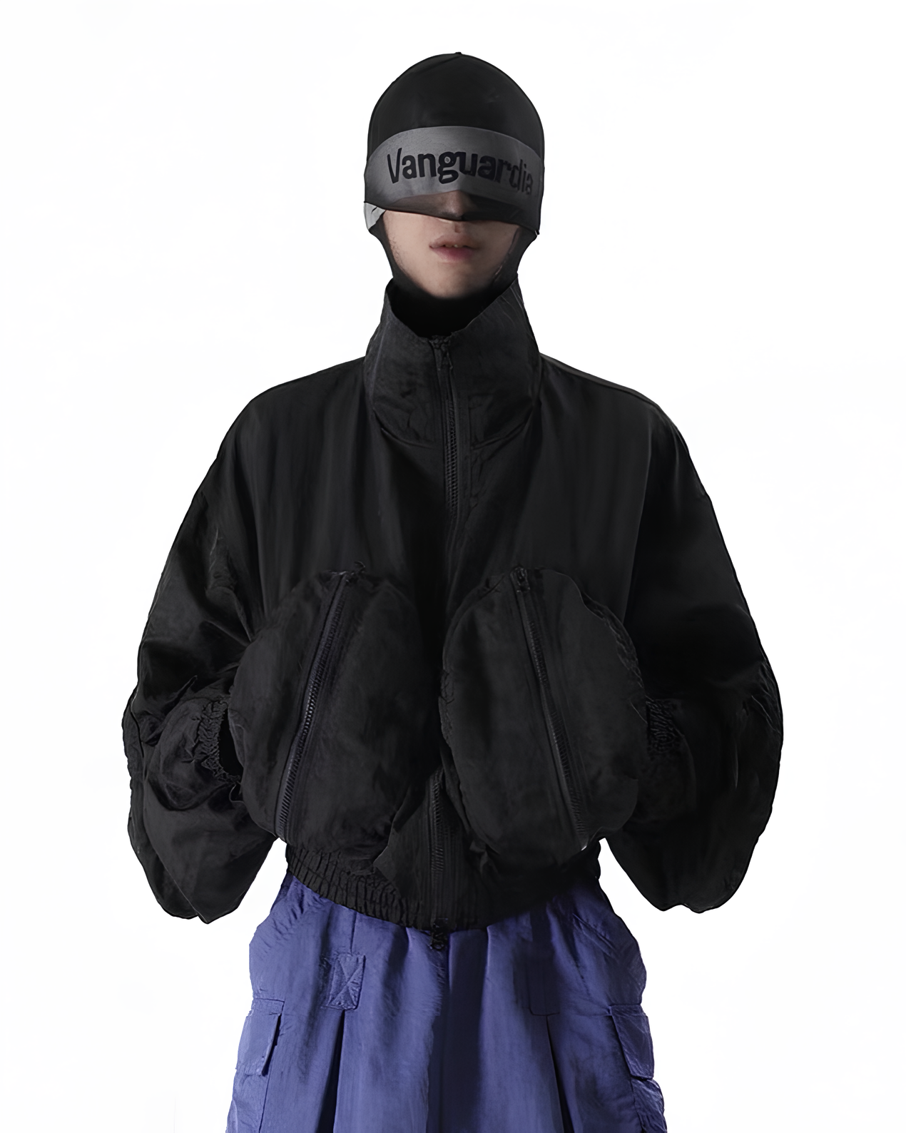 Vanguard Dark-Tech Nylon Utility Jacket koku0083