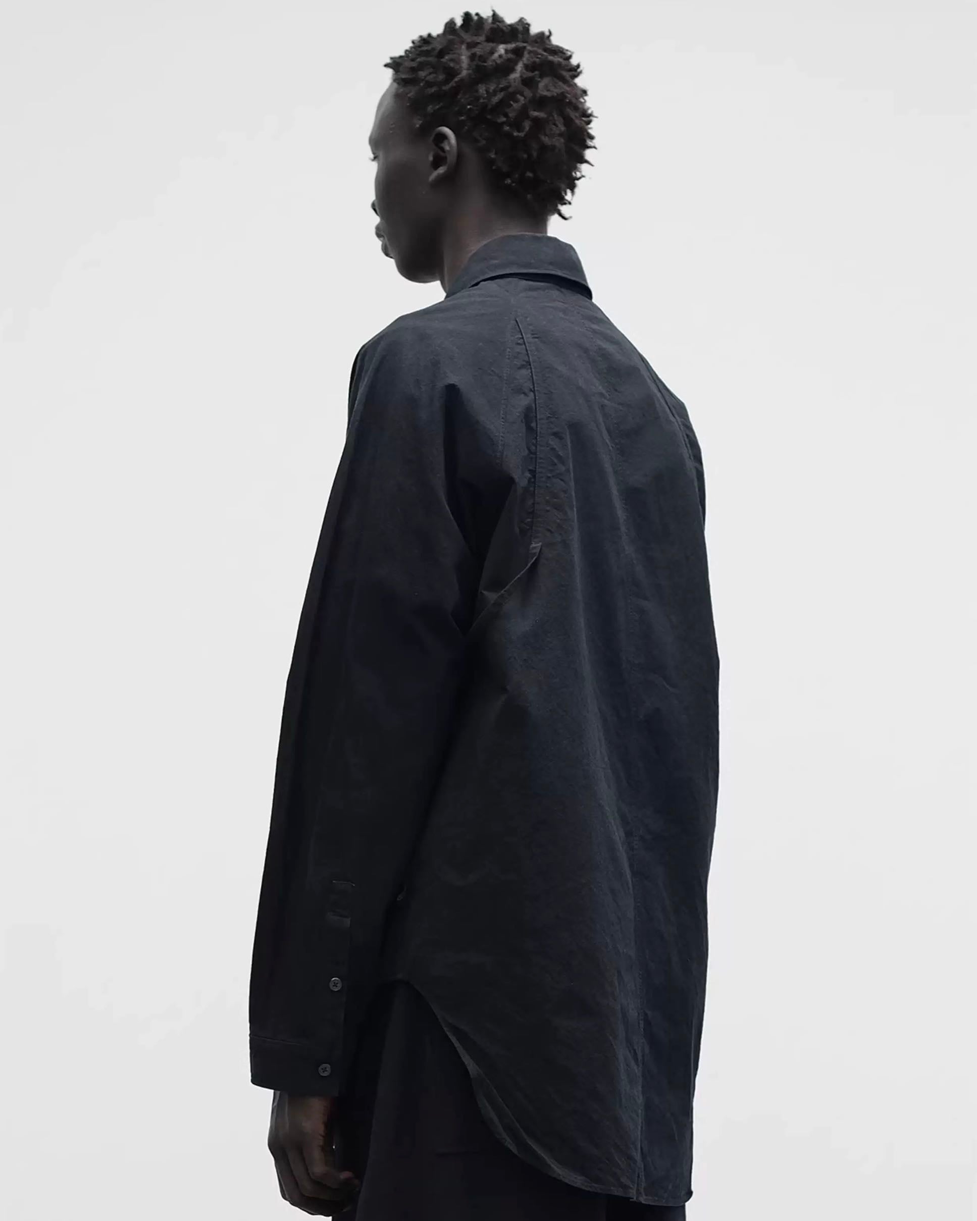 raglan sleeve belted shirt koku0094