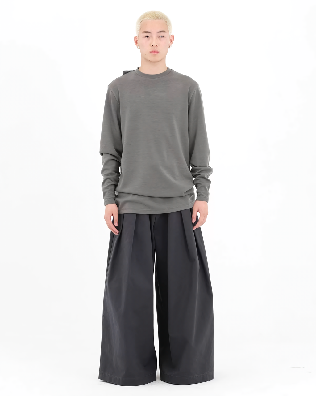 Wide Pleated Volume Trousers koku0100