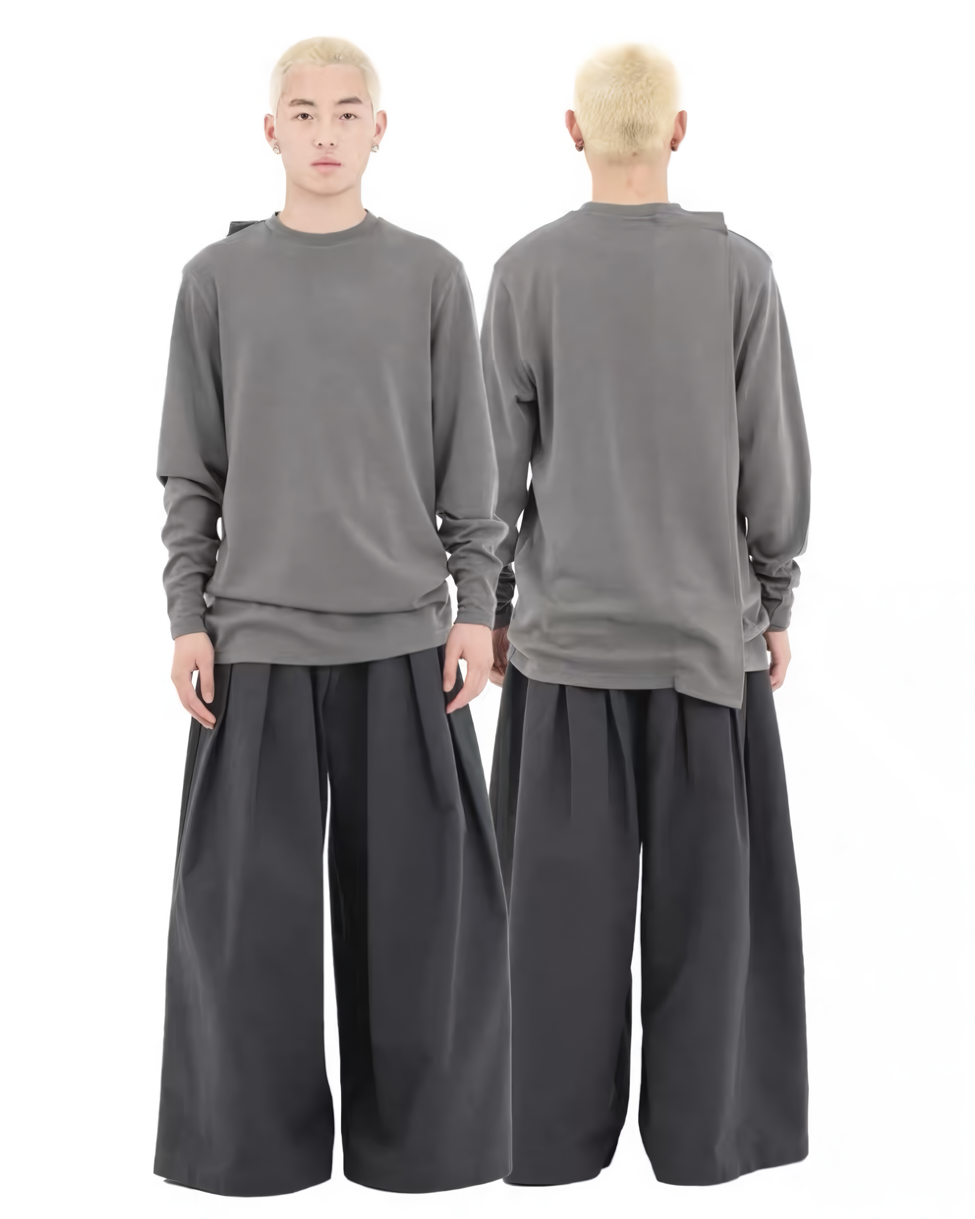 Wide Pleated Volume Trousers koku0100