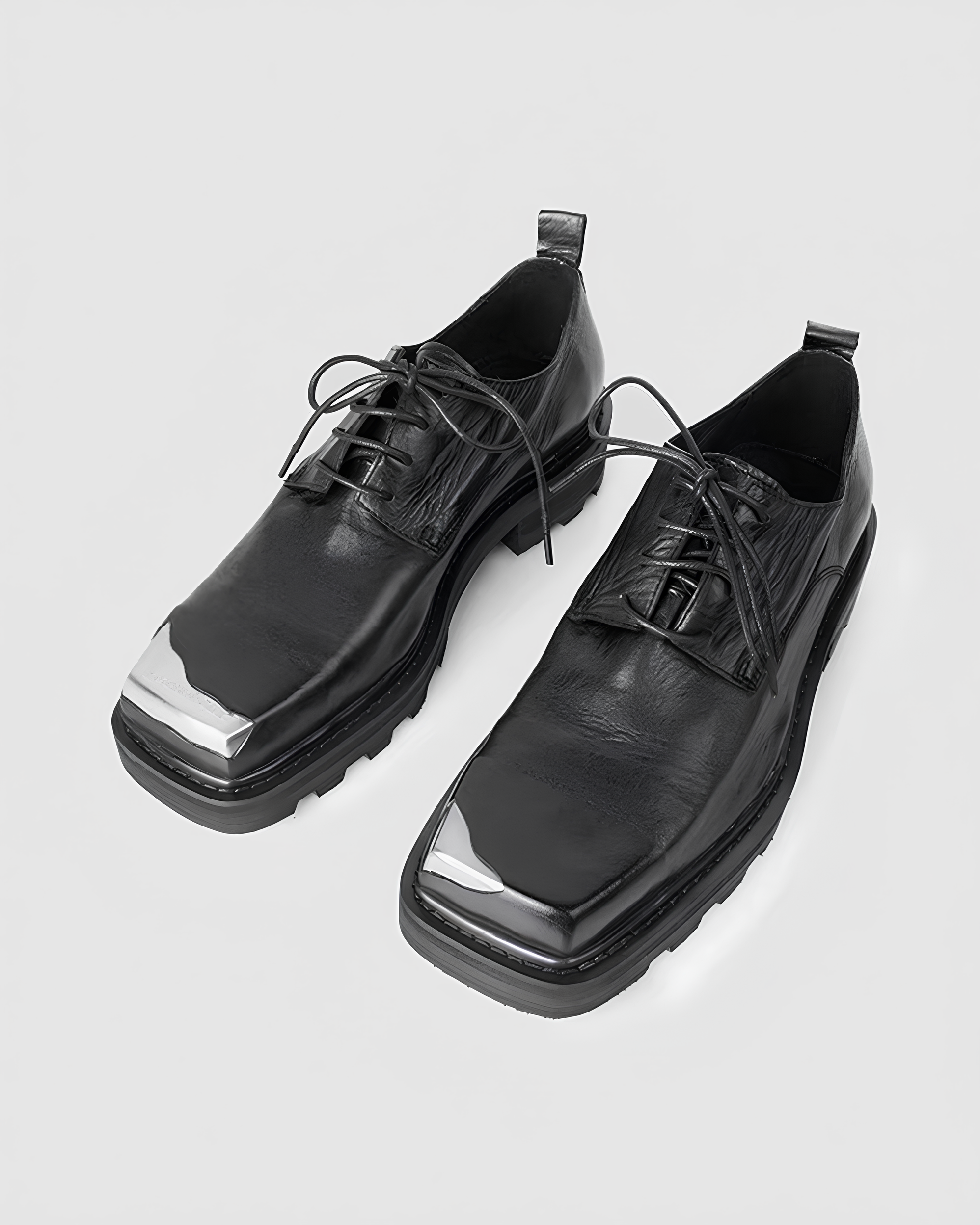 Polished Steel-Cap Derby Shoes koku0107