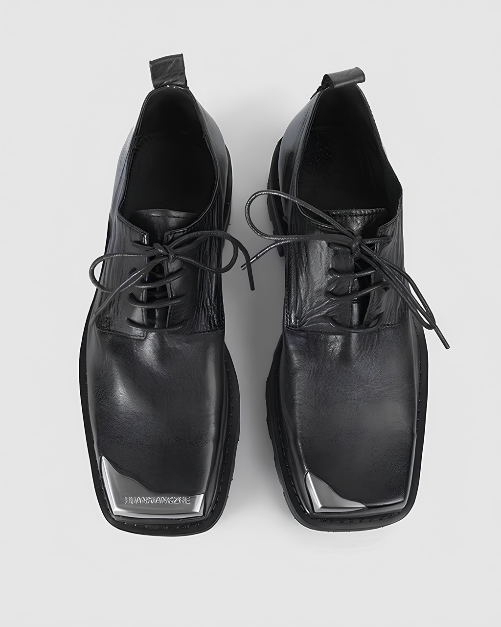 Polished Steel-Cap Derby Shoes koku0107