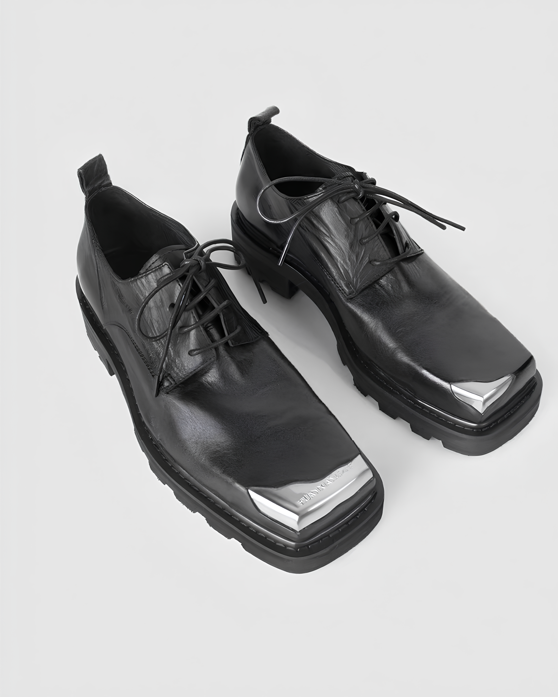 Polished Steel-Cap Derby Shoes koku0107