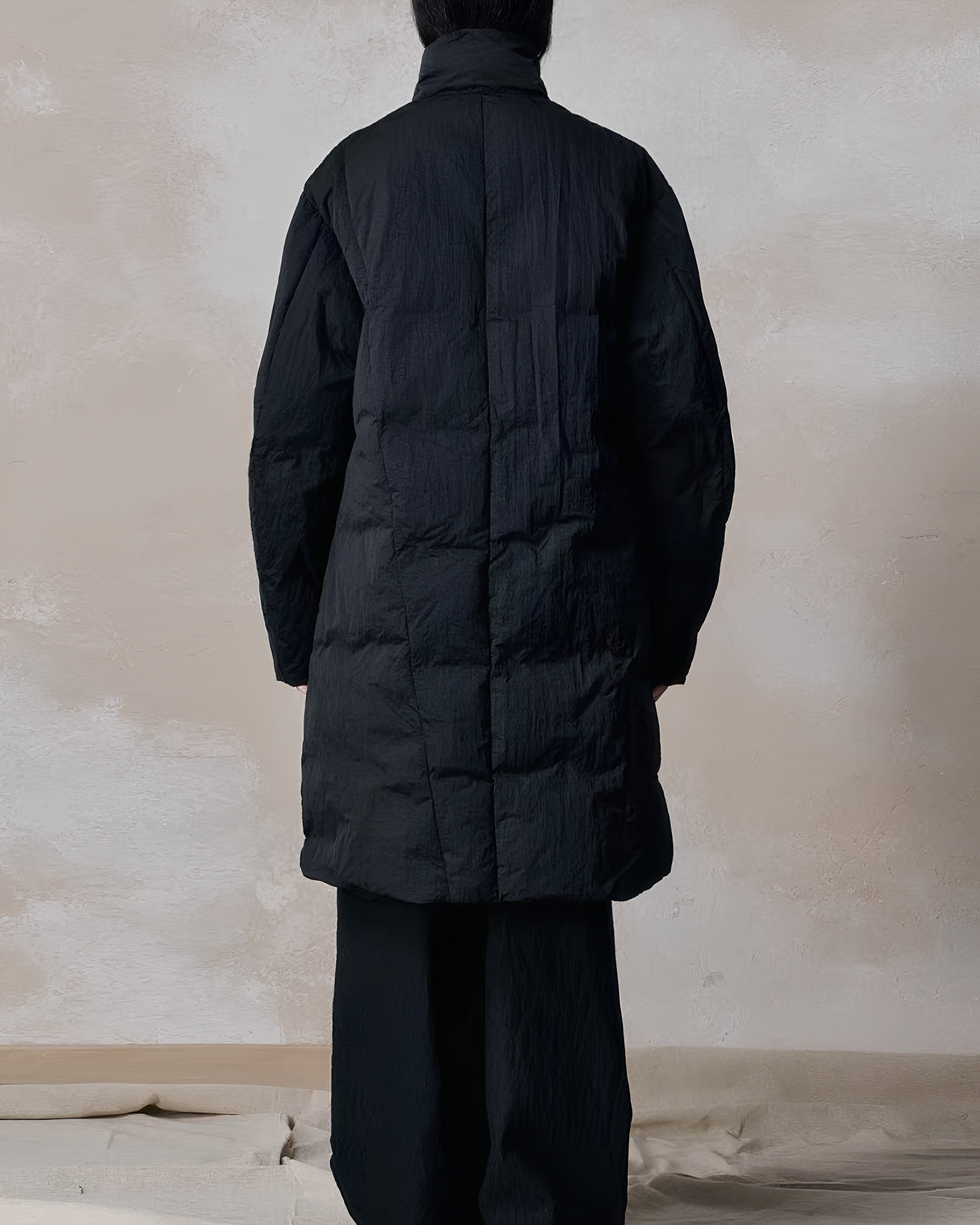 Textured Oversized Down Coat koku0110