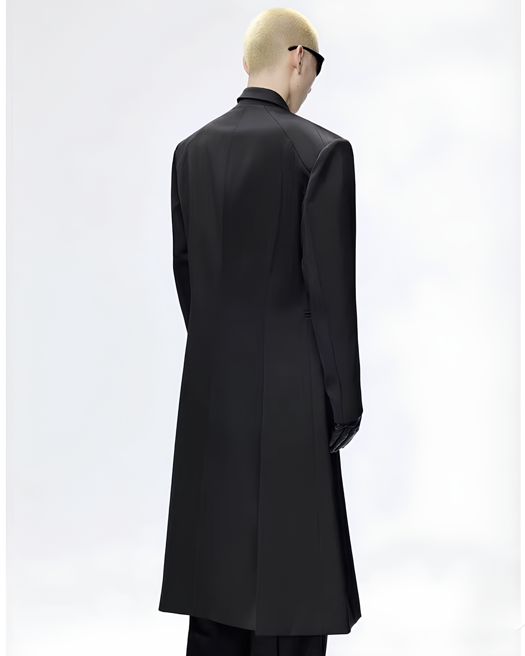 Sculpted Longline Double-Breasted Coat koku0114