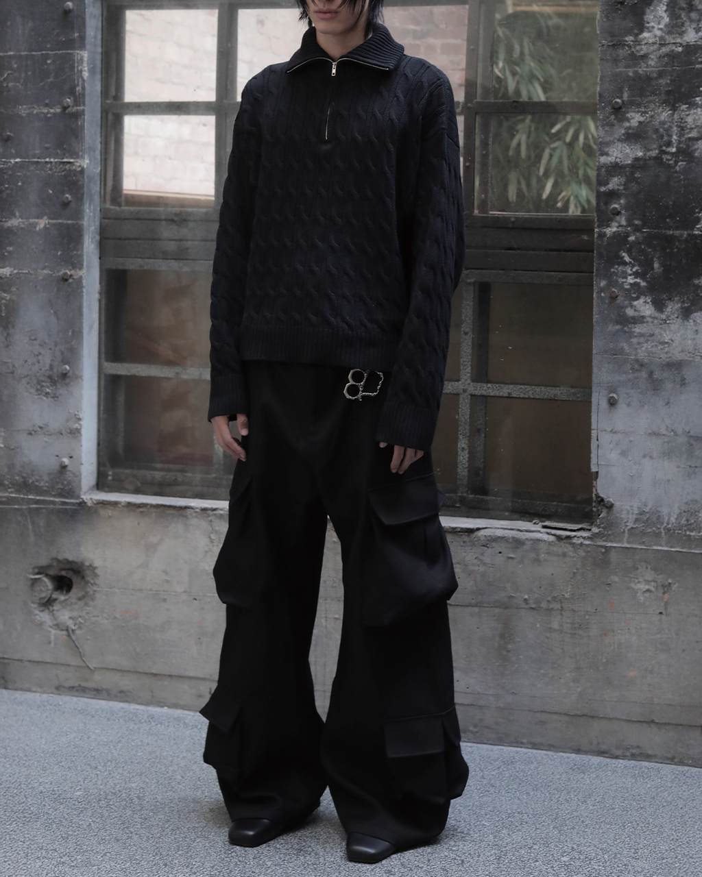 4-Pocket Straight Cargo Pants koku0093