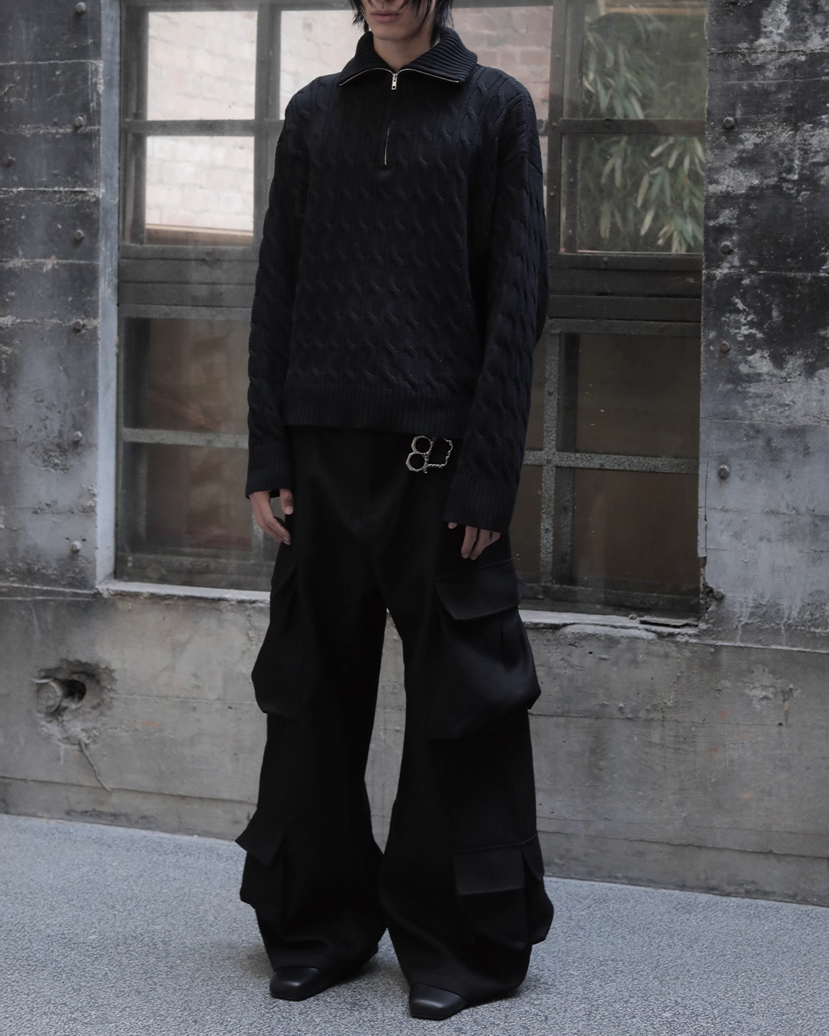 4-Pocket Straight Cargo Pants koku0093