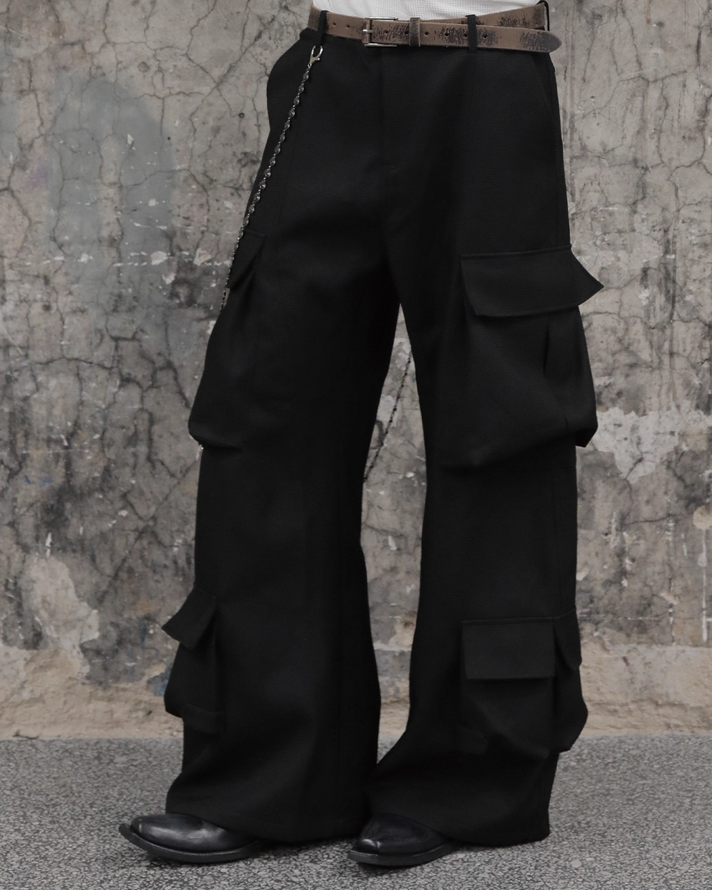 4-Pocket Straight Cargo Pants koku0093