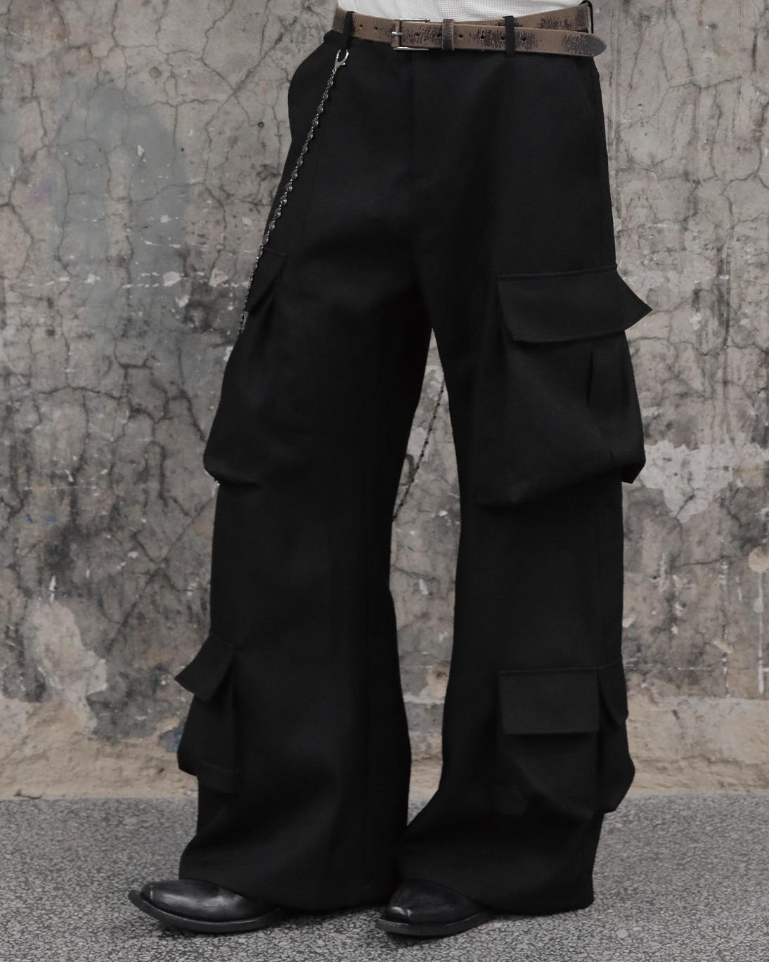 4-Pocket Straight Cargo Pants koku0093