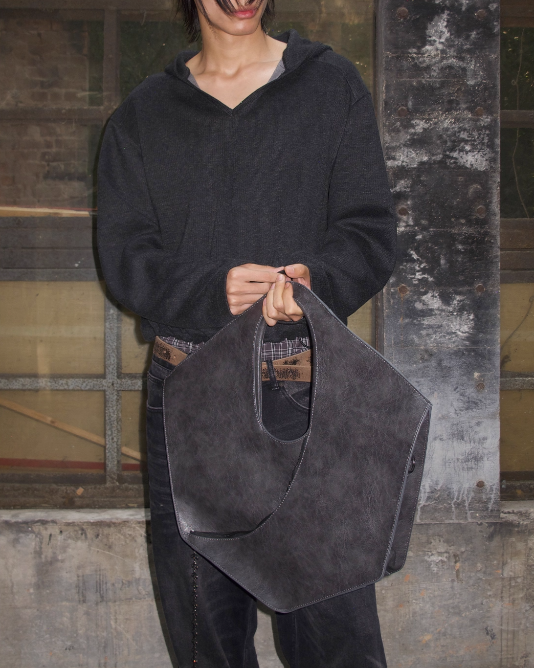 Arc Handle Tote Bag koku0098