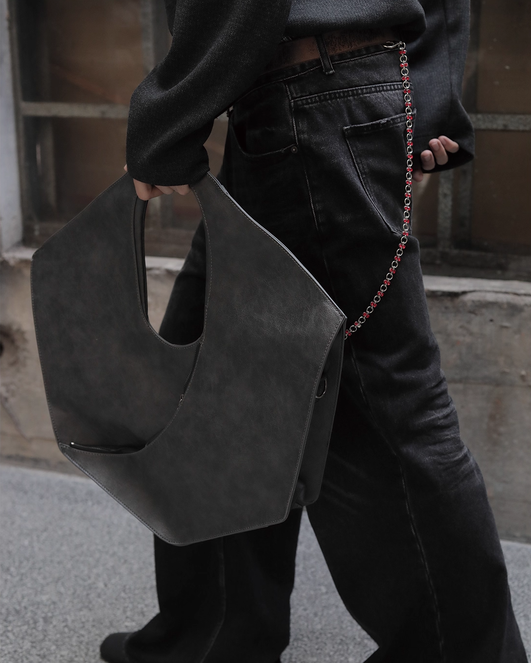 Arc Handle Tote Bag koku0098