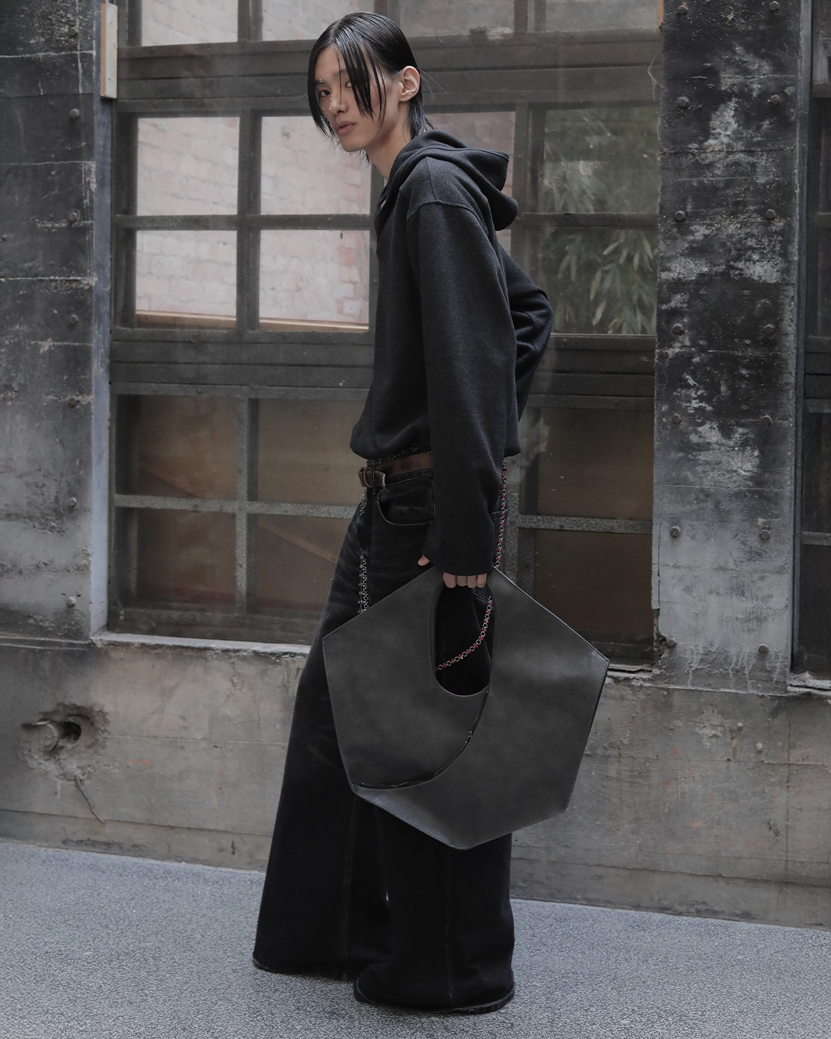 Arc Handle Tote Bag koku0098