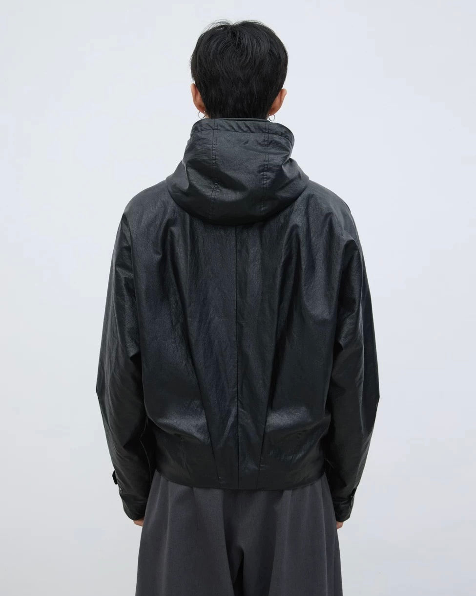 Yausye Zip-up Hooded Blouson koku0027