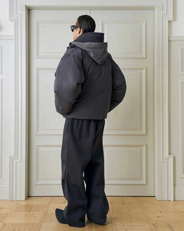 Round Hooded Down Jacket koku0056