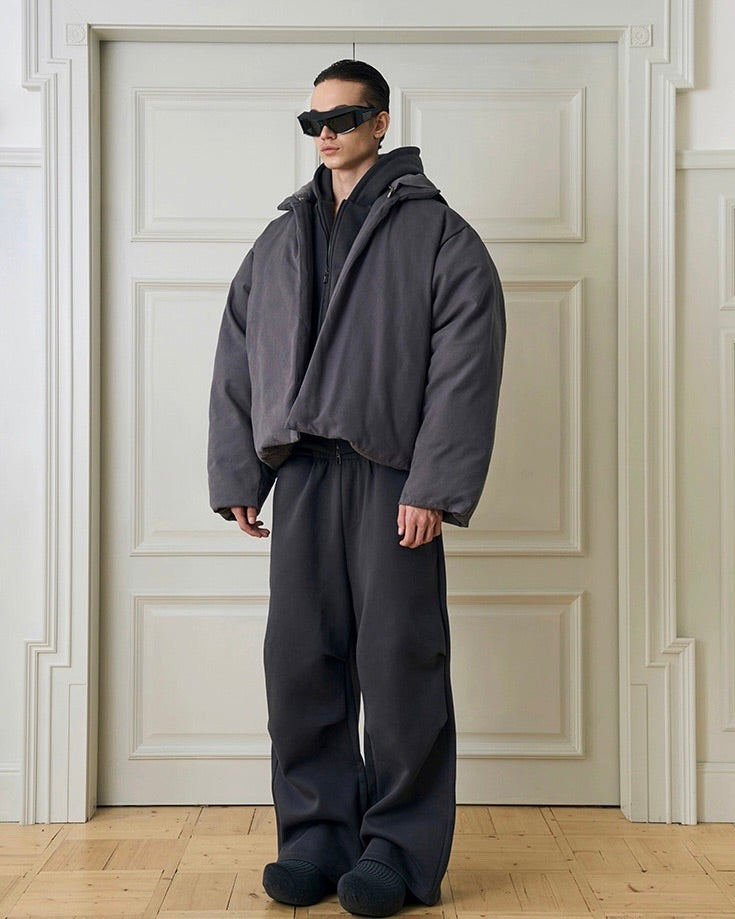 Round Hooded Down Jacket koku0056