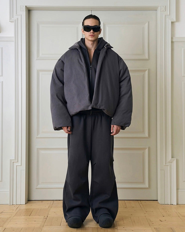 Round Hooded Down Jacket koku0056