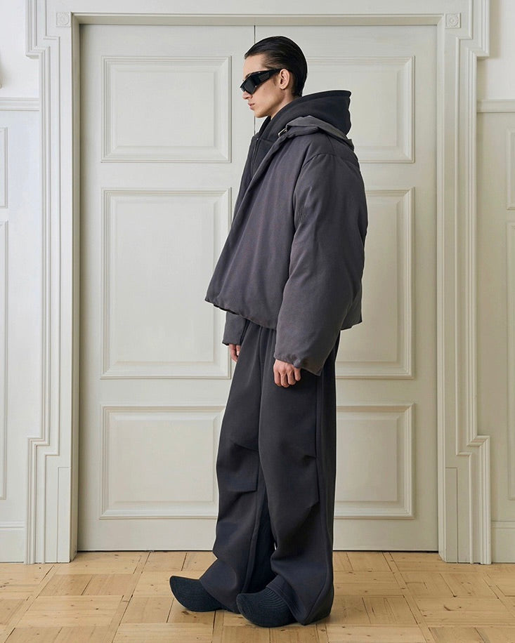 Round Hooded Down Jacket koku0056