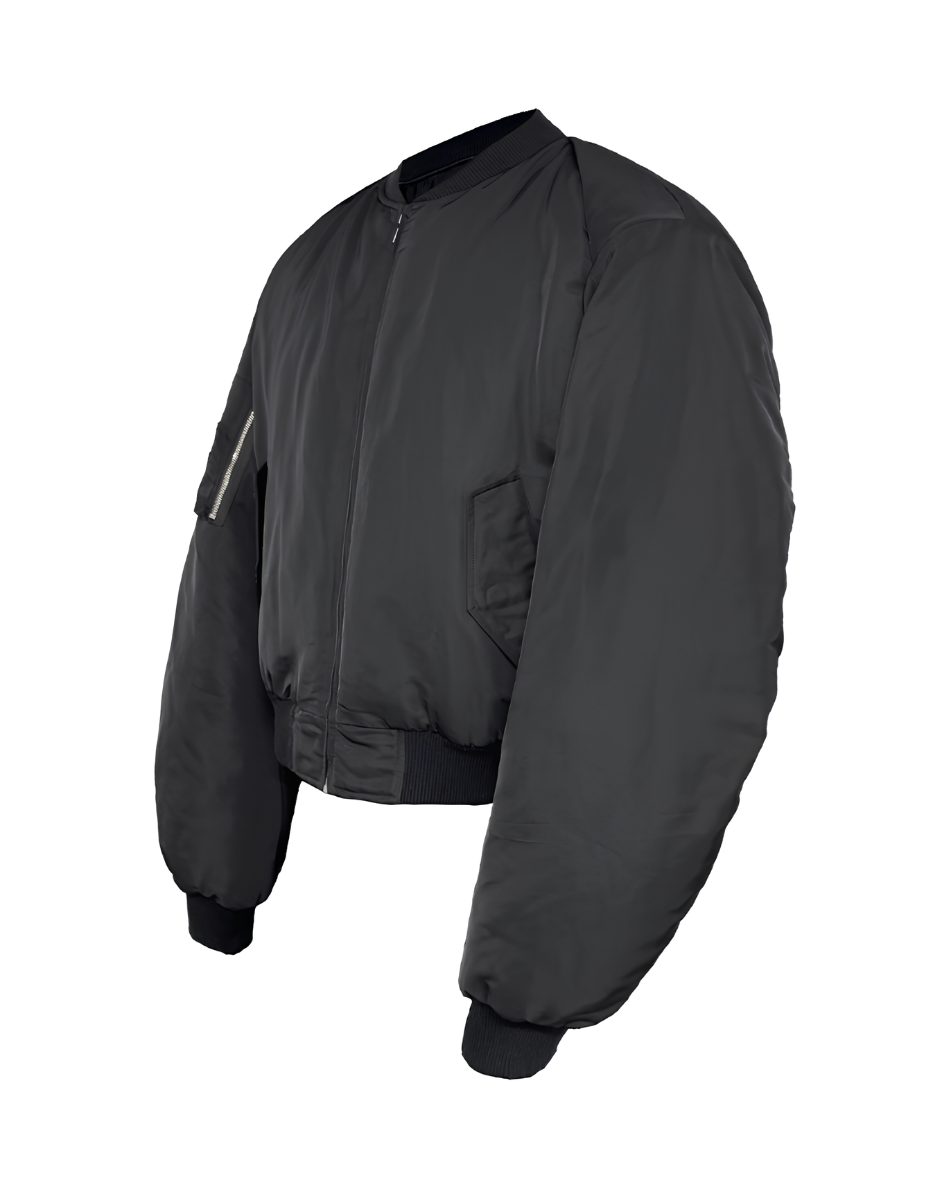 Shoulder Tucked Bomber Jacket koku0111