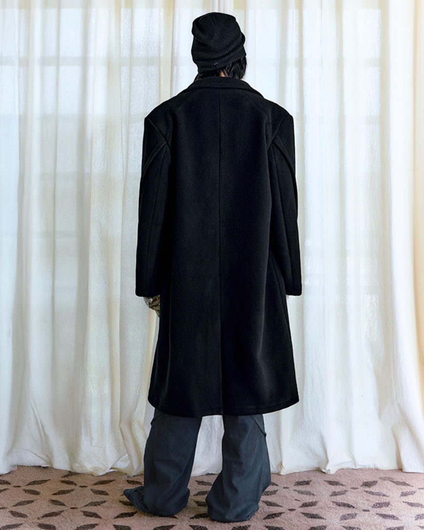 Wool Long Chester Coat koku0112