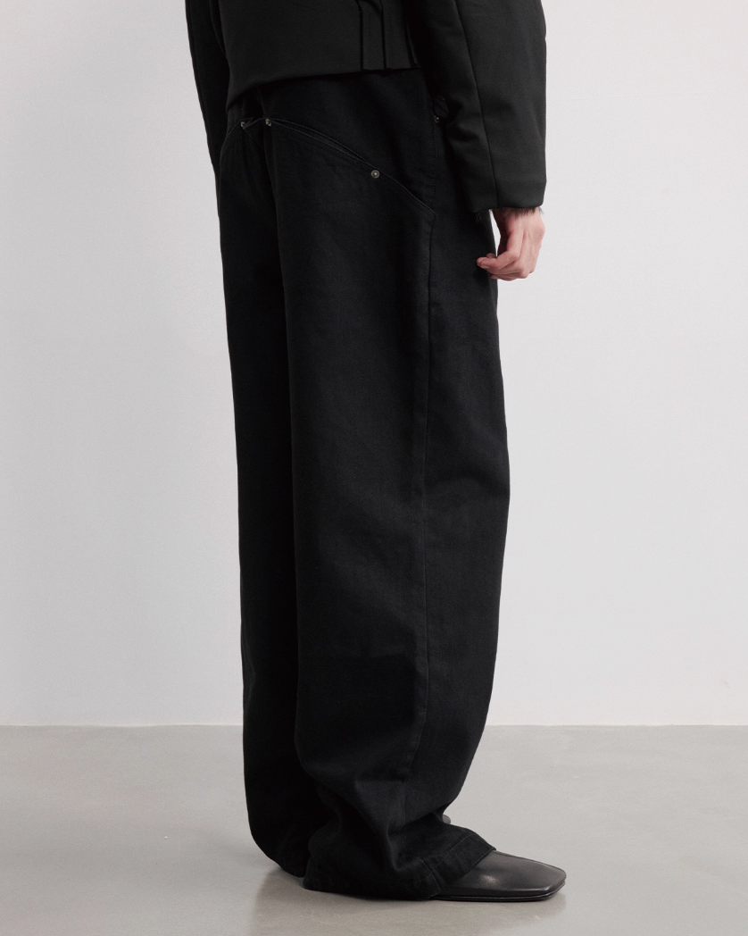 Cotton Straight Pants koku0113