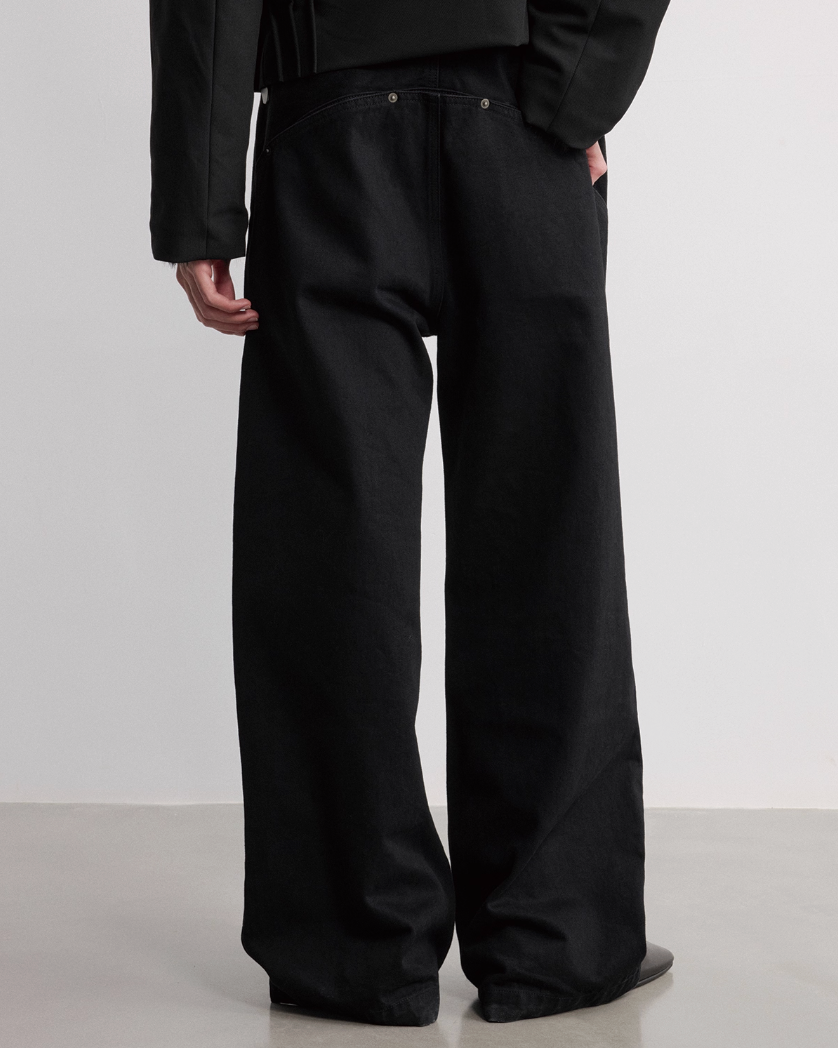 Cotton Straight Pants koku0113